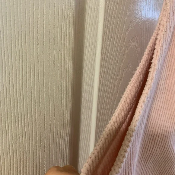 Girl’s 14/16 Wonder Nation light pink corduroy dress; ptp 16” - Picture 5 of 9